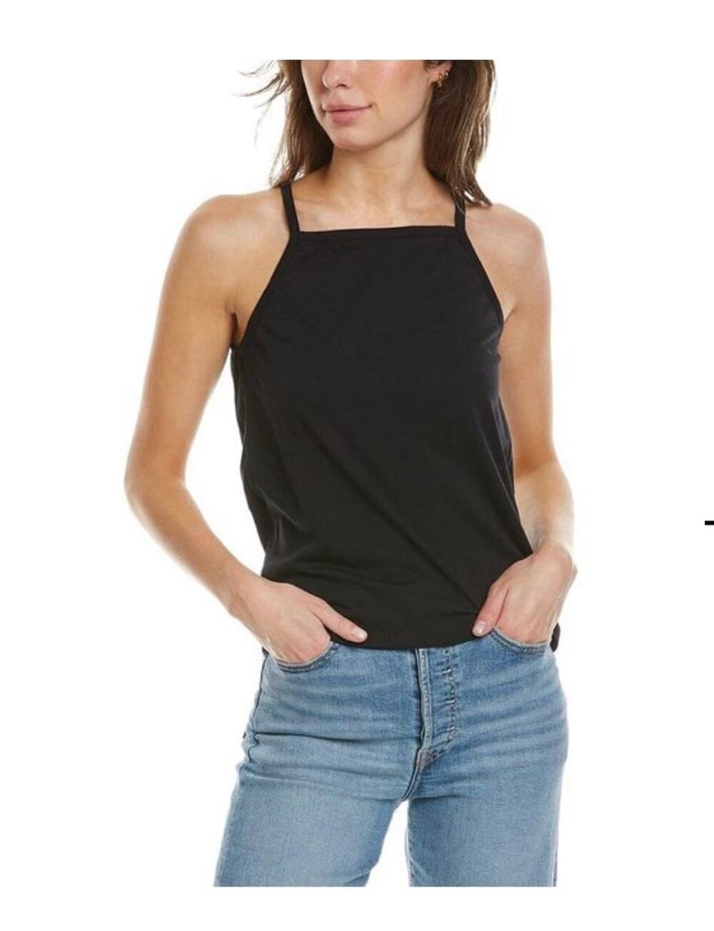 Chaser Black Linen Cami